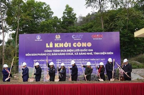 Điện Biên: Khởi công xây dựng công trình đưa điện lưới quốc gia về Phảng Củ, Háng Chua