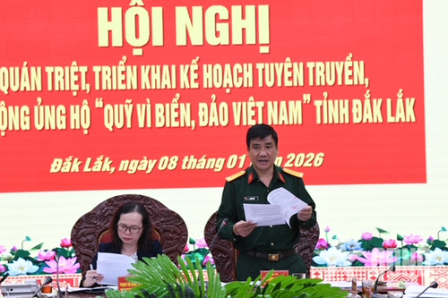 Tỉnh Đắk Lắk vận động ủng hộ 'Quỹ vì biển, đảo Việt Nam'