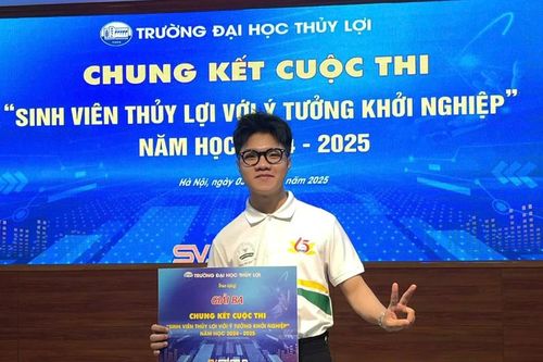 Nam sinh viên Logistics với dấu ấn giải Nhì Khởi nghiệp đổi mới sáng tạo cấp quốc gia