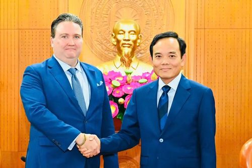 Bí thư Thành ủy TPHCM Trần Lưu Quang tiếp Đại sứ Hoa Kỳ tại Việt Nam Marc E. Knapper