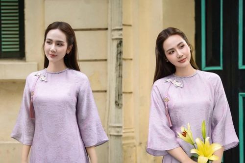 Huyền Lizzie dịu dàng xuống phố với tà áo dài, vẻ đẹp nền nã đầy cuốn hút