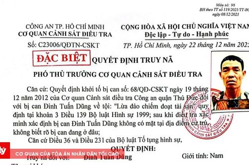 Truy nã bị can trong vụ án lừa đảo chiếm đoạt tài sản tại TP. Hồ Chí Minh