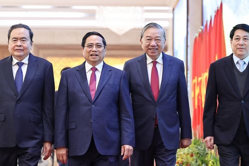 Tổng Bí thư, lãnh đạo chủ chốt dự hội nghị Chính phủ với chính quyền địa phương