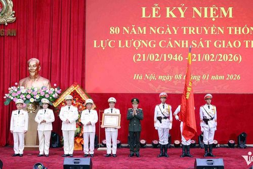 Cục CSGT đón nhận Huân chương Quân công hạng Nhất