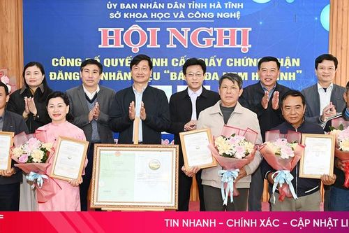 Công bố Nhãn hiệu chứng nhận 'Bánh đa nem Hà Tĩnh'