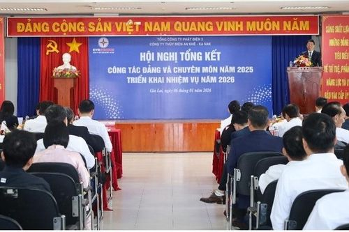 Công ty Thủy điện An Khê - Ka Nak triển khai nhiệm vụ năm 2026