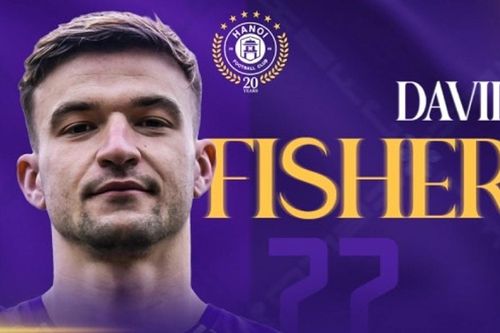 Hà Nội FC chính thức ra mắt ngoại binh David Fisher: Cựu tiền đạo AFC Wimbledon thay thế Willian Maranhao