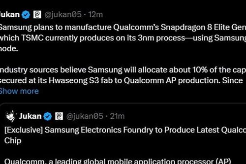 Samsung sẽ sản xuất chip Snapdragon 8 Elite Gen 5 tiến trình 2nm cho dòng Galaxy 2026