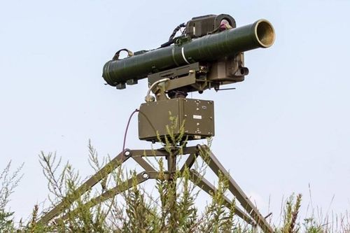 Ukraine tích hợp tên lửa Stugna-P lên robot mặt đất nhằm đối phó xe tăng Nga