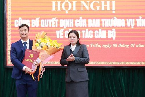 Đồng chí Lê Anh Quang được chỉ định giữ chức Phó Bí thư Đảng ủy phường Quan Triều