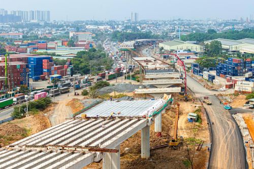 Đại công trường nút giao Tân Vạn chạy nước rút