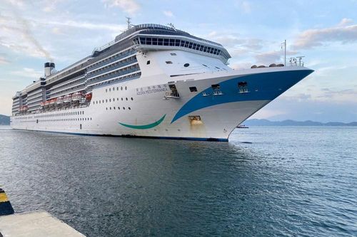 Tàu biển Andora Mediterranea đưa hơn 2.200 du khách quốc tế đến Khánh Hòa