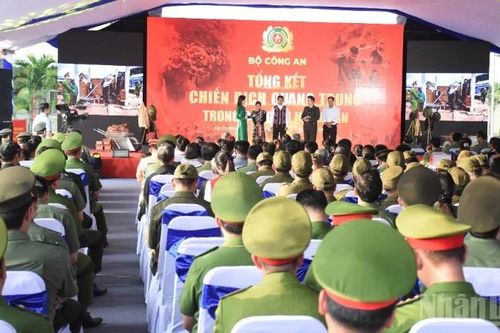 Bộ Công an hoàn thành xuất sắc 'Chiến dịch Quang Trung'