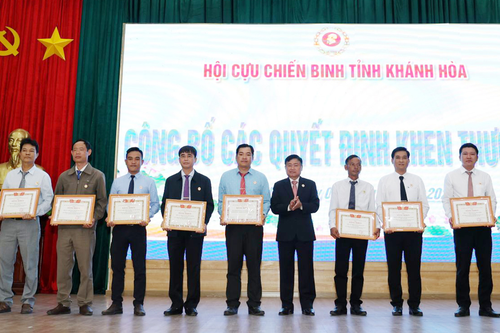 Hội Cựu chiến binh tỉnh Khánh Hòa: Khẳng định vai trò trong xây dựng và bảo vệ địa phương