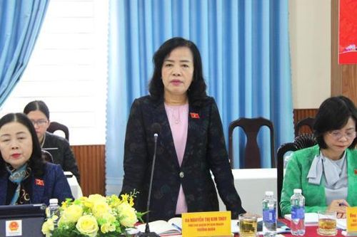 Đoàn khảo sát của Ủy ban Văn hóa và Xã hội làm việc về thực hiện chính sách, pháp luật về bình đẳng giới tại Đà Nẵng