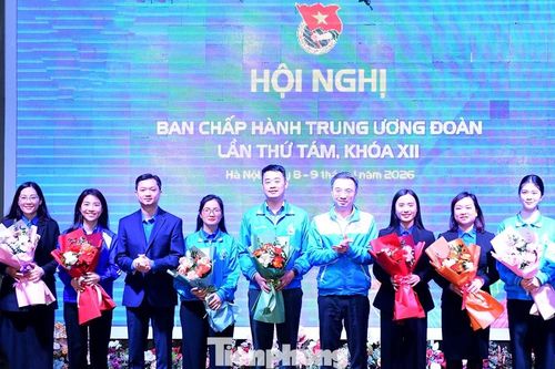 Kiện toàn 20 anh, chị tham gia Ban Chấp hành Trung ương Đoàn khóa XII