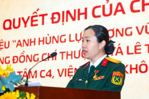 Nữ cán bộ nghiên cứu tên lửa của Viettel được phong tặng Anh hùng Lực lượng vũ trang nhân dân