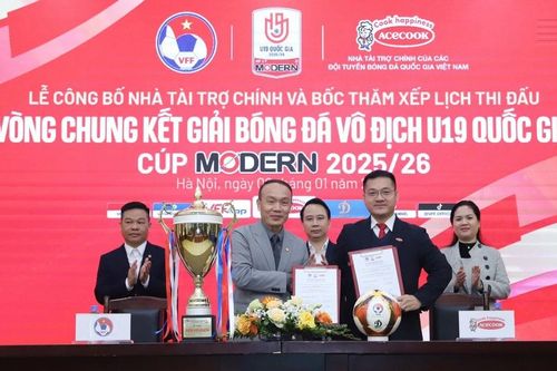 Bốc thăm xếp lịch thi đấu Vòng chung kết Giải Vô địch U19 Quốc gia 2025/26
