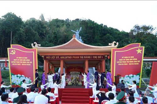 Tri ân nữ Anh hùng Lực lượng vũ trang nhân dân Phan Thị Ràng