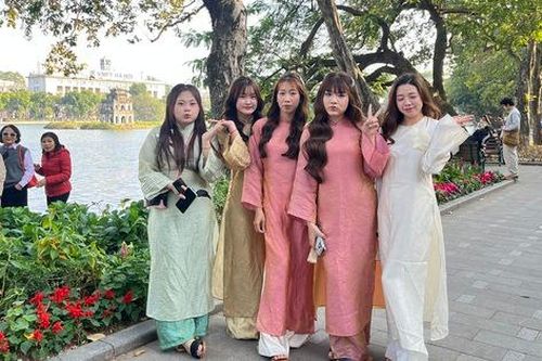 Sắc hoa điểm tô không gian đô thị Hà Nội, người dân đua nhau 'check in'
