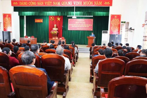 Xã Hoằng Tiến: Đối thoại giữa người đứng đầu cấp ủy, chính quyền với Nhân dân