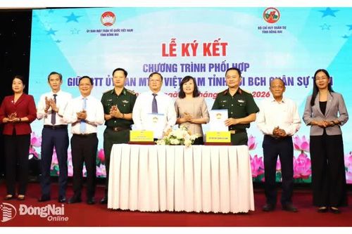 Phối hợp chặt chẽ giữa MTTQ Việt Nam tỉnh và Bộ Chỉ huy Quân sự tỉnh