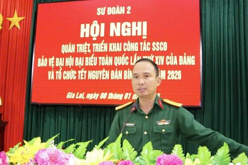 Sư đoàn 2 triển khai công tác sẵn sàng chiến đấu, bảo vệ Đại hội XIV của Đảng