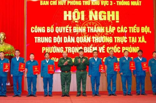 Gia Lai: Thành lập các Tiểu đội dân quân thường trực tại các xã, phường trọng điểm về quốc phòng