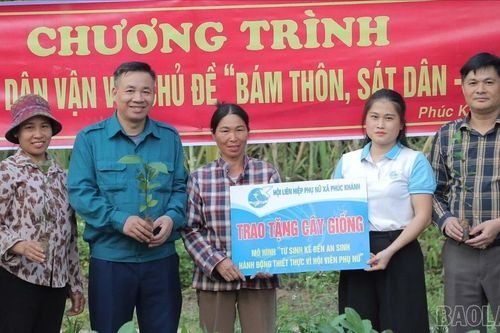 Hỗ trợ mô hình sinh kế, tiếp sức cho phụ nữ nghèo vươn lên