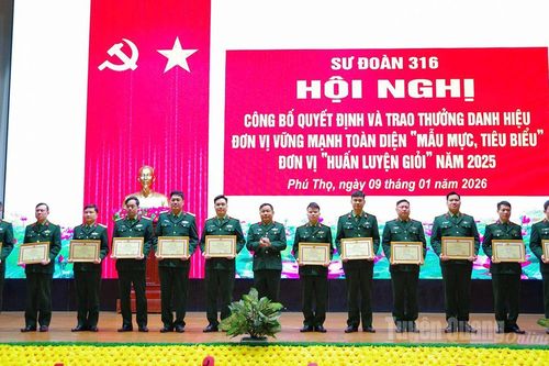 Sư đoàn 316 phát động phong trào Thi đua Quyết thắng năm 2026