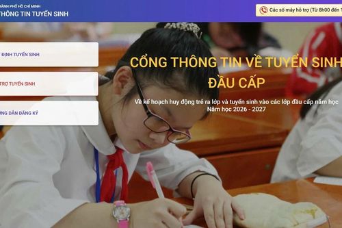 TP. Hồ Chí Minh: Triển khai các công tác tuyển sinh đầu cấp năm học 2026-2027