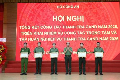 Xây dựng Thanh tra CAND 'then chốt của then chốt' thật sự trong sạch, vững mạnh