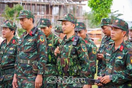 Ban Chỉ huy Phòng thủ khu vực 1 - Bạc Liêu luyện tập phương án sẵn sàng chiến đấu