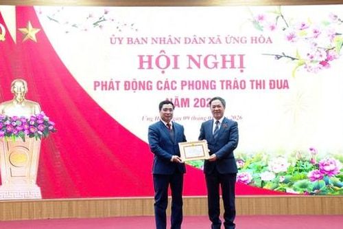 Xã Ứng Hòa phát động phong trào thi đua yêu nước năm 2026