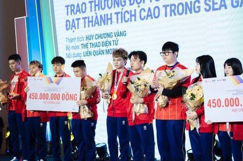 Trao thưởng hơn 1 tỷ đồng cho các đội tuyển Esports Việt Nam đạt thành tích xuất sắc tại SEA Games 33