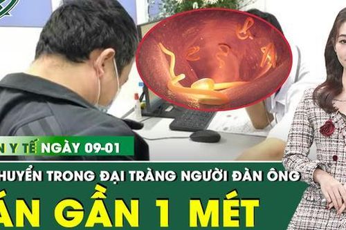 Bản Tin Y Tế 9/1: Ăn thịt tái nhiều, người đàn ông phát hiện đoạn sán gần 1m trong đại tràng