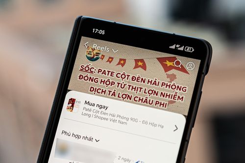 Trên làm nội dung bóc phốt, phía dưới kêu gọi 'mua ngay' Pate cột đèn