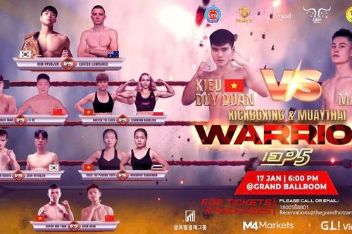 5 võ sĩ Việt Nam so tài cùng dàn cao thủ quốc tế tại Grand SF: Warriors EP05