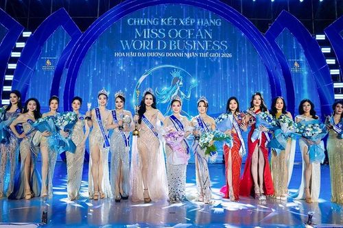 Tiến sĩ, nhà báo Vũ Thị Thanh Tâm đăng quang Hoa hậu Đại dương doanh nhân Thế giới 2026