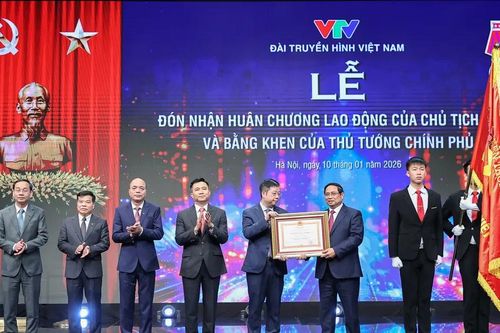 Đài Truyền hình Việt Nam đón nhận Huân chương Lao động hạng Nhất