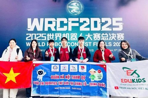 Học sinh Hà Nội giành Huy chương Vàng tại Cuộc thi Robotics thế giới