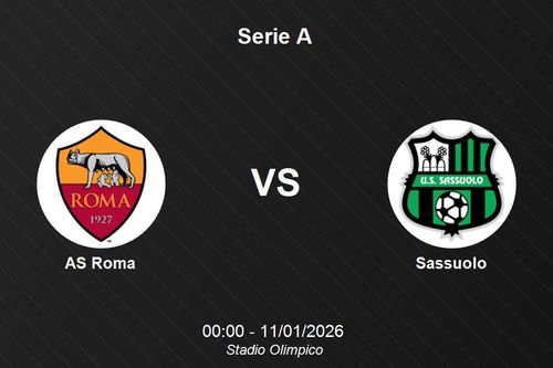 Nhận định AS Roma vs Sassuolo - Serie A: 'Giallorossi' quyết tâm xây chắc vị trí top 5