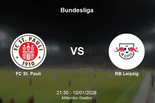 Nhận định FC St. Pauli vs RB Leipzig - Bundesliga: Thử thách tại Millerntor-Stadion ngày 10/01/2026