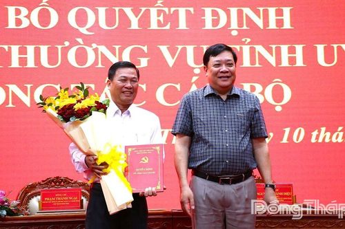 Đồng Tháp: Đảng ủy UBND tỉnh có Phó Bí thư và 2 Ủy viên mới