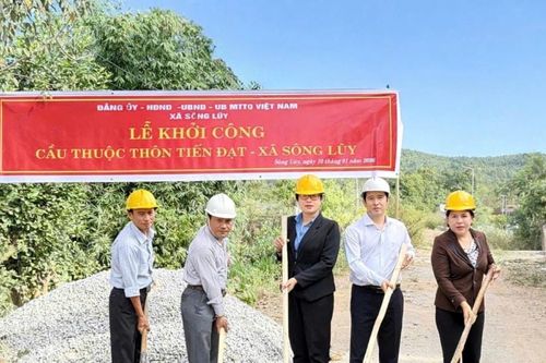 Xây dựng cầu dân sinh phục vụ hơn 1.092 người dân xã Sông Lũy