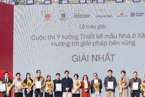 Trao giải Cuộc thi Ý tưởng thiết kế mẫu nhà ở xã hội - Hướng tới giải pháp bền vững