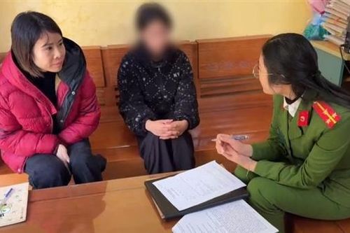 Công an xã Tân Lĩnh xác minh vụ việc nữ sinh lớp 6 hành hung bạn cùng lớp