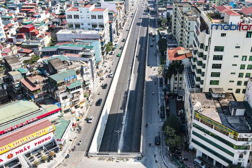 Cận cảnh hầm chui gần 800 tỷ đồng ở Hà Nội trước ngày về đích