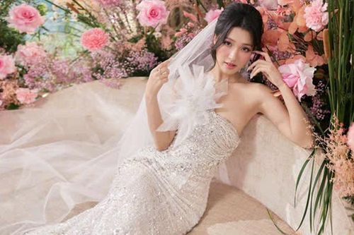 Á hậu Phương Nhi đẹp lộng lẫy trong áo cưới đầm xòe công chúa