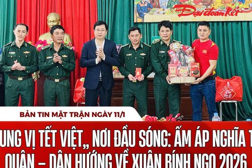 Bản tin Mặt trận sáng 11/1